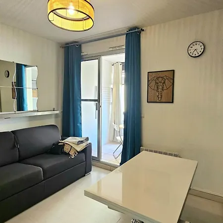 דירה Cozy Beachside For 4 With Wifi In Cap D'agde אגדה
